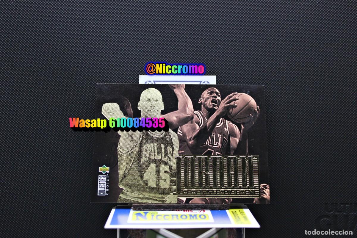 Coleccionismo deportivo: michael jordan chicago bulls tarjeta card NBA upper deck fleer basket ver fotos + en niccromo