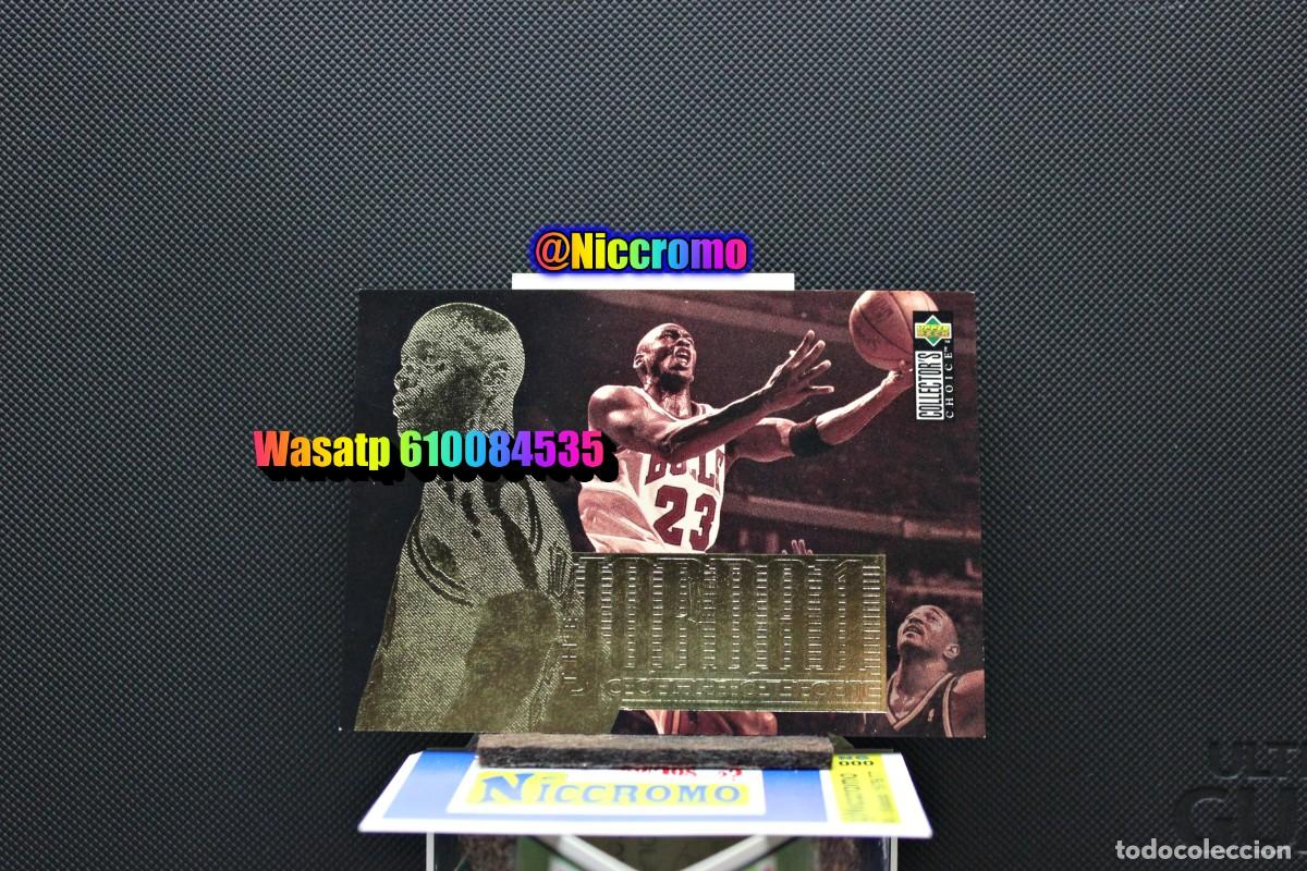 Coleccionismo deportivo: michael jordan chicago bulls tarjeta card NBA upper deck fleer basket ver fotos + en niccromo