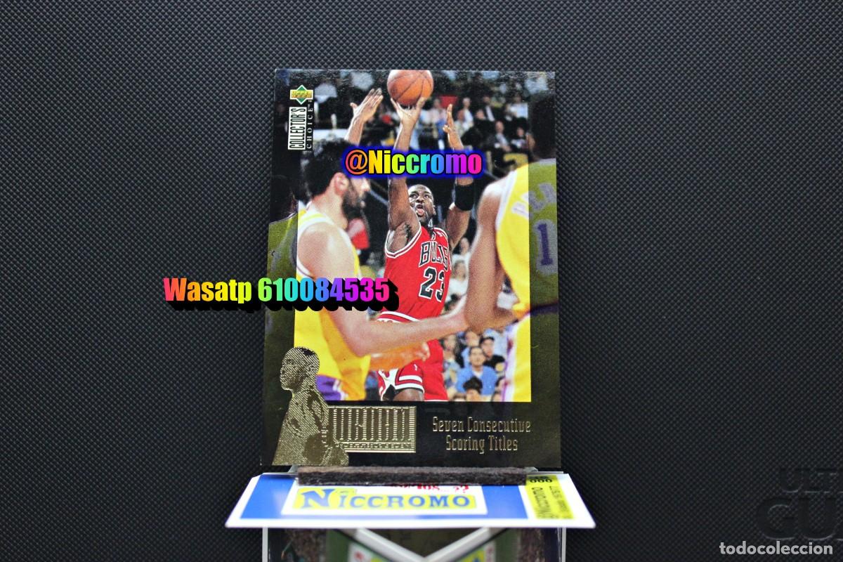 Coleccionismo deportivo: michael jordan chicago bulls tarjeta card NBA upper deck fleer basket ver fotos + en niccromo