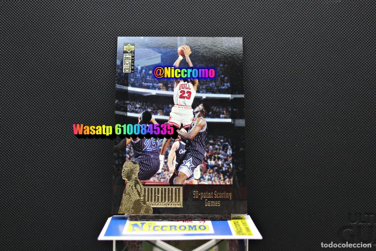 Coleccionismo deportivo: michael jordan chicago bulls tarjeta card NBA upper deck fleer basket ver fotos + en niccromo