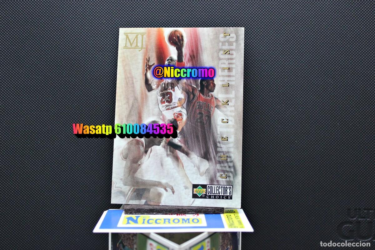 Coleccionismo deportivo: michael jordan chicago bulls tarjeta card NBA upper deck fleer basket ver fotos + en niccromo