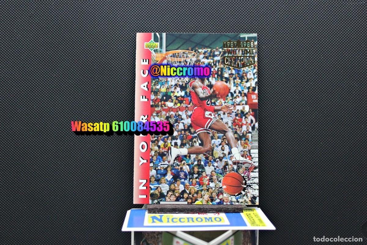 Coleccionismo deportivo: michael jordan chicago bulls tarjeta card NBA upper deck fleer basket ver fotos + en niccromo