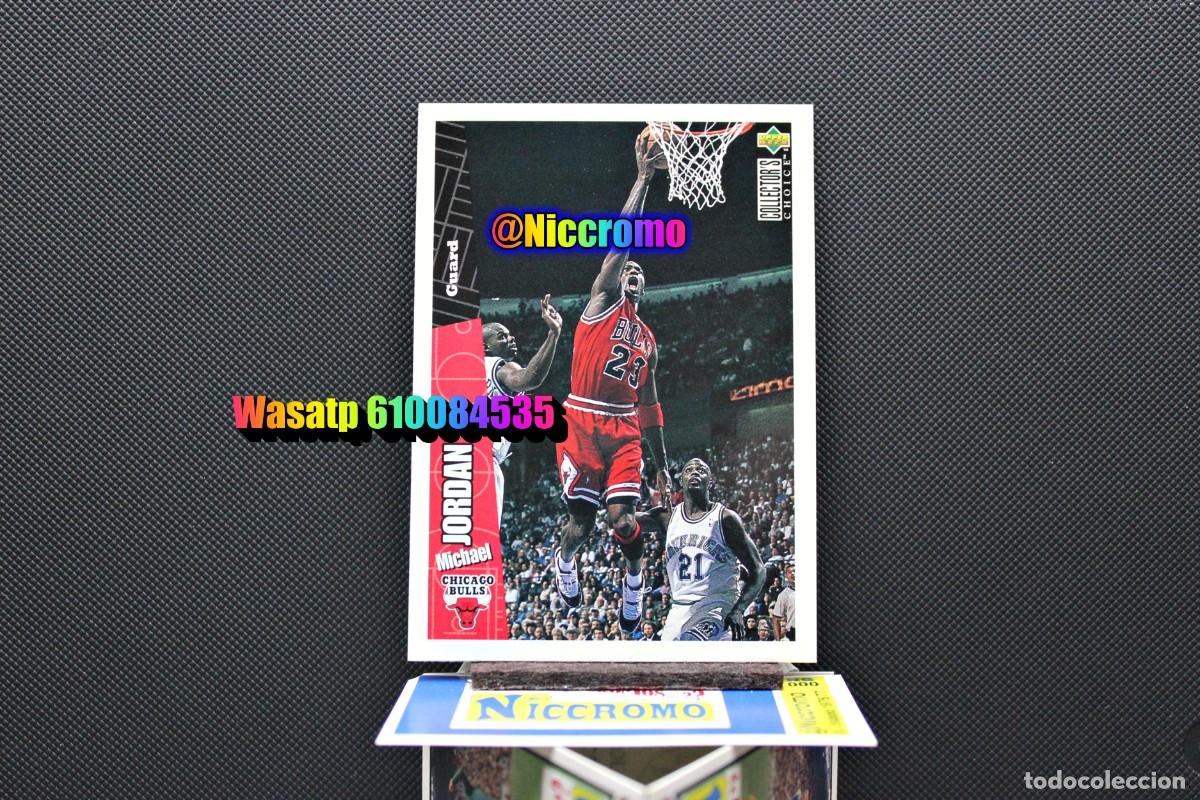 Coleccionismo deportivo: michael jordan chicago bulls tarjeta card NBA upper deck fleer basket ver fotos + en niccromo