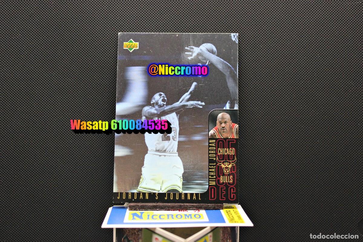 Coleccionismo deportivo: michael jordan chicago bulls tarjeta card NBA upper deck fleer basket ver fotos + en niccromo