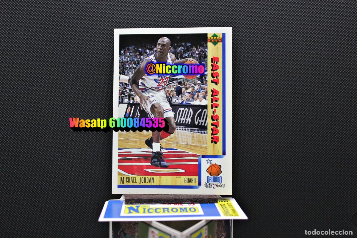 Coleccionismo deportivo: michael jordan chicago bulls tarjeta card NBA upper deck fleer basket ver fotos + en niccromo