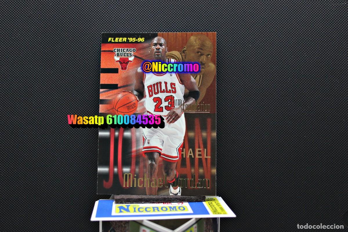 Coleccionismo deportivo: michael jordan chicago bulls tarjeta card NBA upper deck fleer basket ver fotos + en niccromo