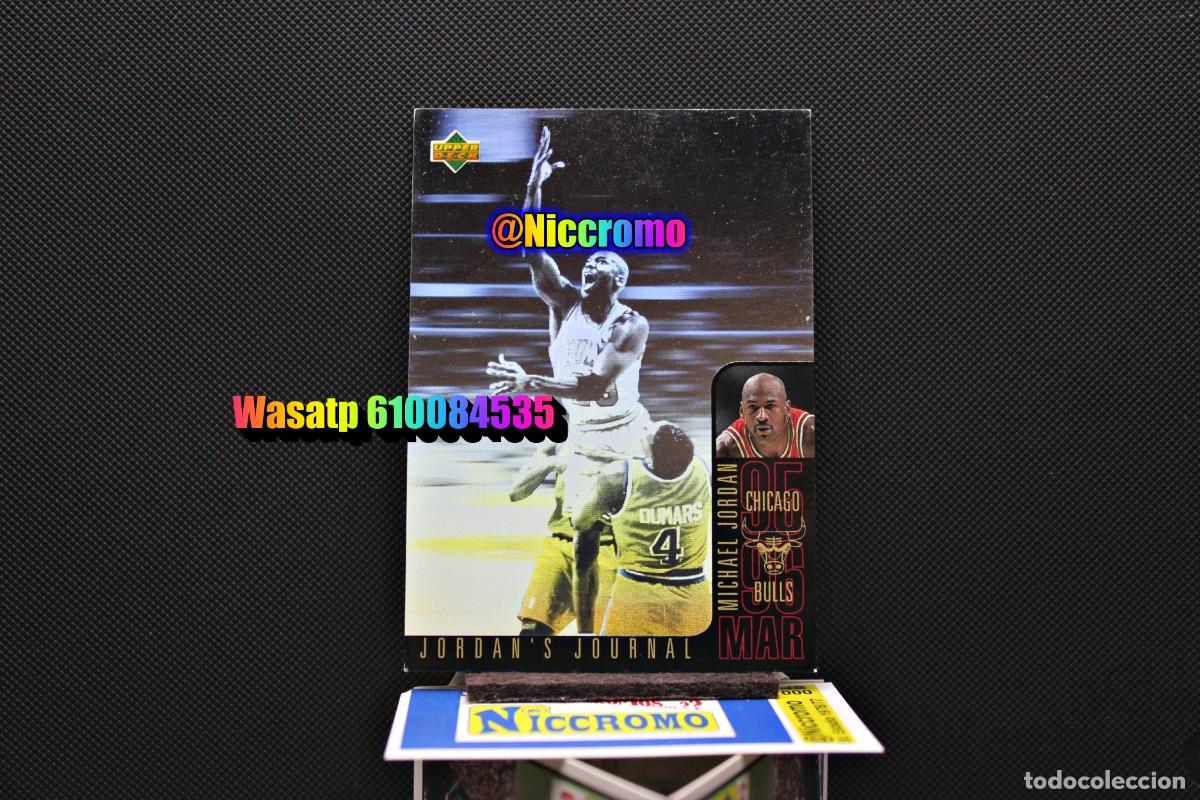 Coleccionismo deportivo: michael jordan chicago bulls tarjeta card NBA upper deck fleer basket ver fotos + en niccromo