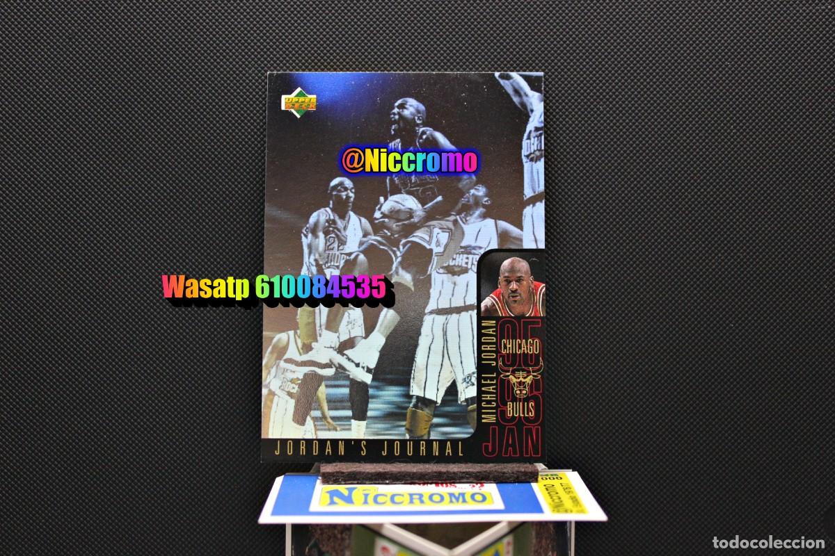Coleccionismo deportivo: michael jordan chicago bulls tarjeta card NBA upper deck fleer basket ver fotos + en niccromo
