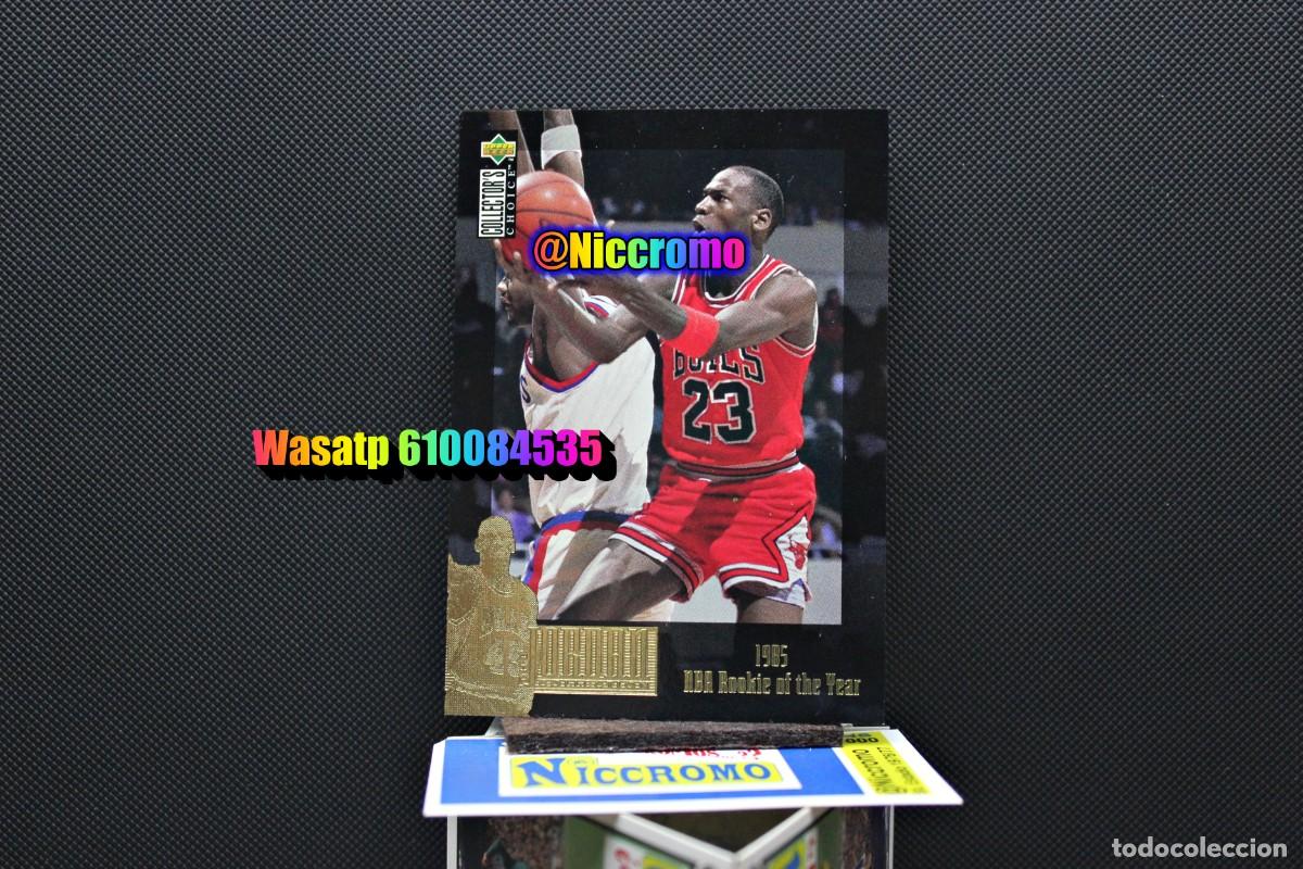 Coleccionismo deportivo: michael jordan chicago bulls tarjeta card NBA upper deck fleer basket ver fotos + en niccromo