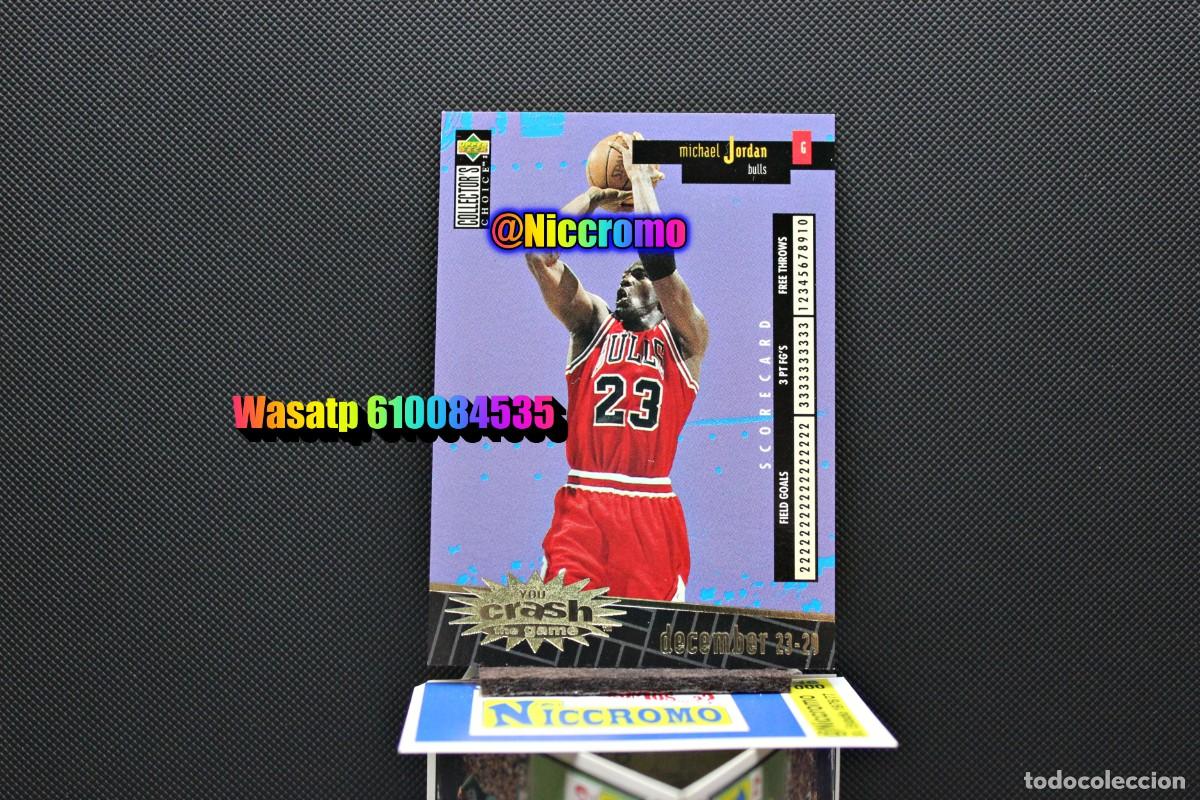 Coleccionismo deportivo: michael jordan chicago bulls tarjeta card NBA upper deck fleer basket ver fotos + en niccromo