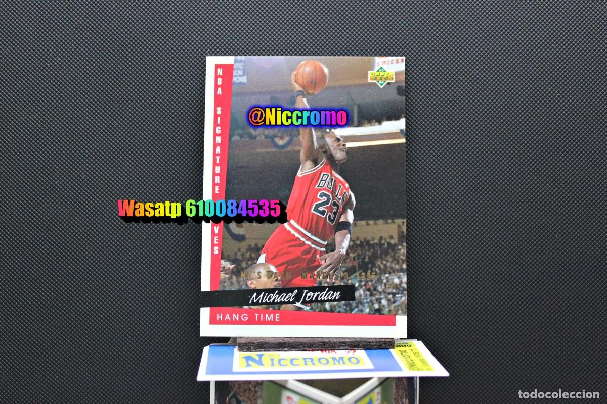 Coleccionismo deportivo: michael jordan chicago bulls tarjeta card NBA upper deck fleer basket ver fotos + en niccromo
