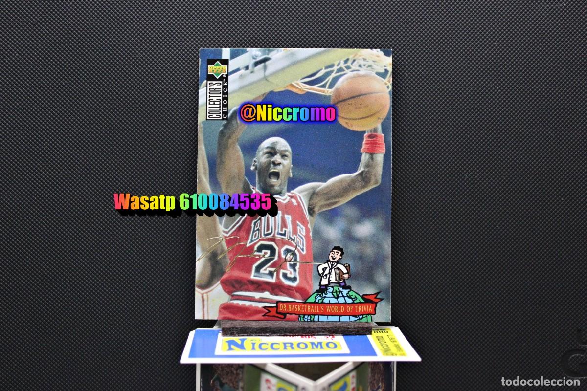 Coleccionismo deportivo: michael jordan chicago bulls tarjeta card NBA upper deck fleer basket ver fotos + en niccromo