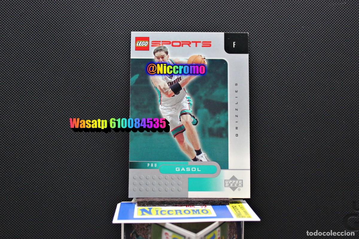 Coleccionismo deportivo: pau gasol grizzlies tarjeta card NBA lego sports basket ver fotos + en niccromo