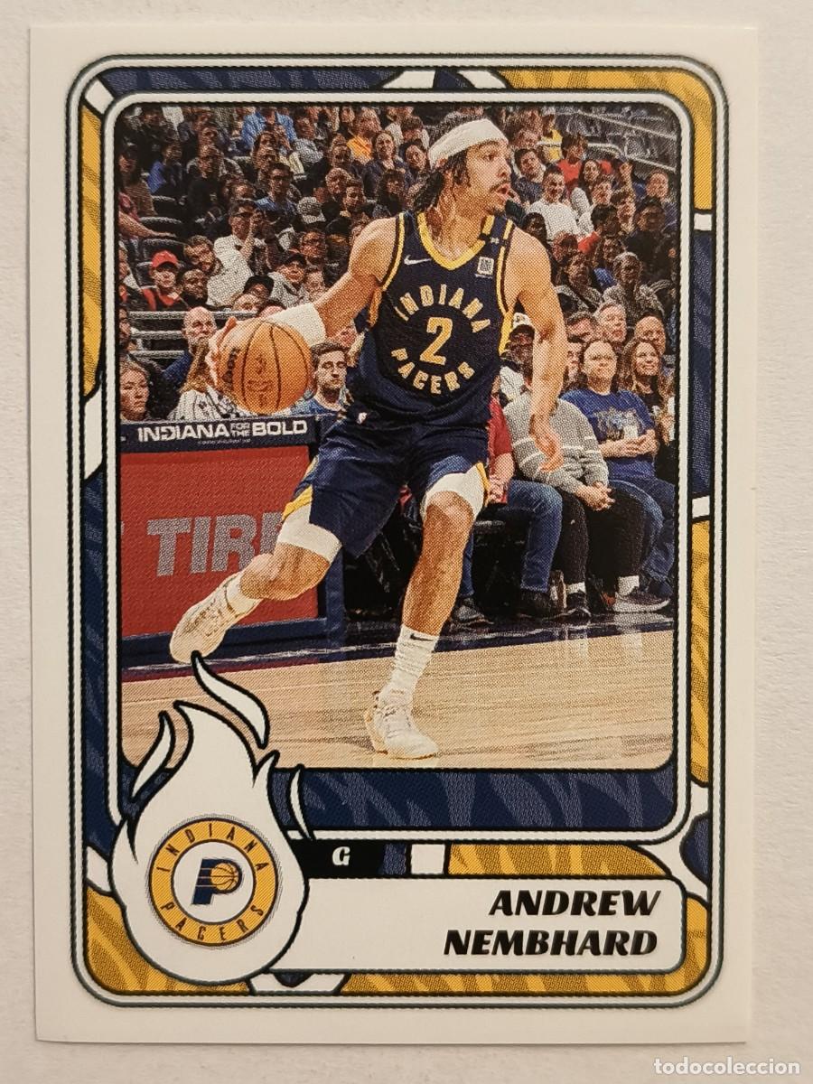 Coleccionismo deportivo: #198 ANDREW NEMBHARD (INDIANA PACERS) BALONCESTO NBA 2024/2025 PANINI