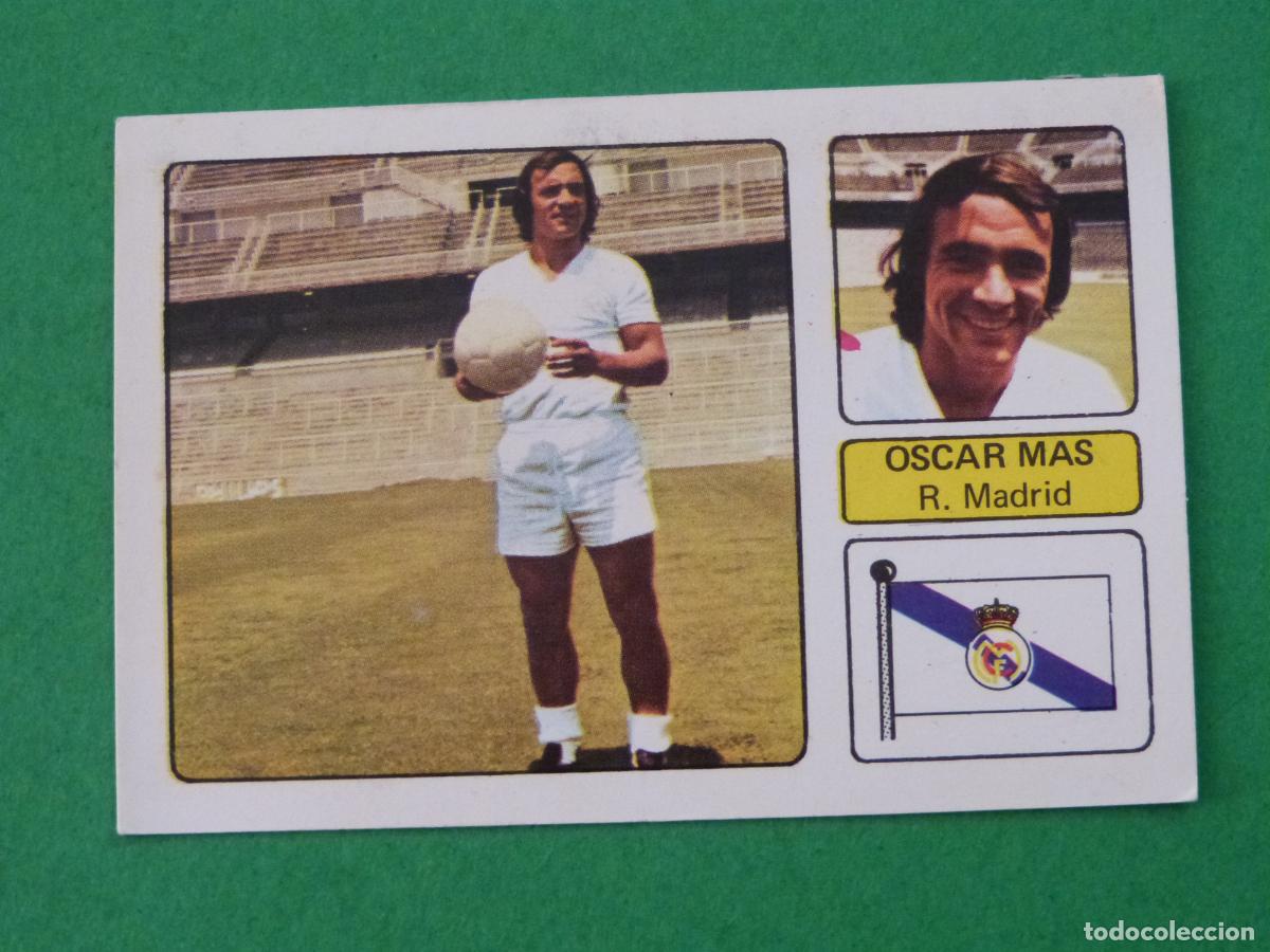Coleccionismo deportivo: CROMO FUTBOL OSCAR MAS REAL MADRID C.F. FICHAJE DESPEGADO N&ordm; 5 LIGA FHER 1973-1974/73-74.