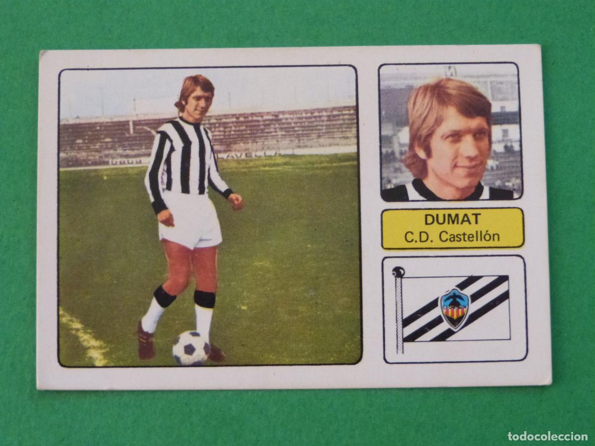 Coleccionismo deportivo: CROMO FUTBOL DUMAT C.D. CASTELLON FICHAJE SIN PEGAR N&ordm; 9 LIGA FHER 1973-1974/73-74.