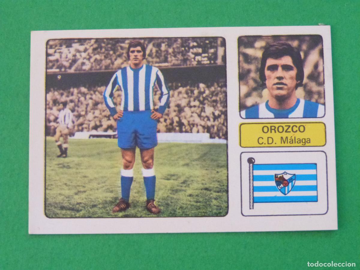 Sammelleidenschaft Sport: CROMO FUTBOL OROZCO MALAGA C.F. FICHAJE DESPEGADO N&ordm; 6 LIGA FHER 1973-1974/73-74.