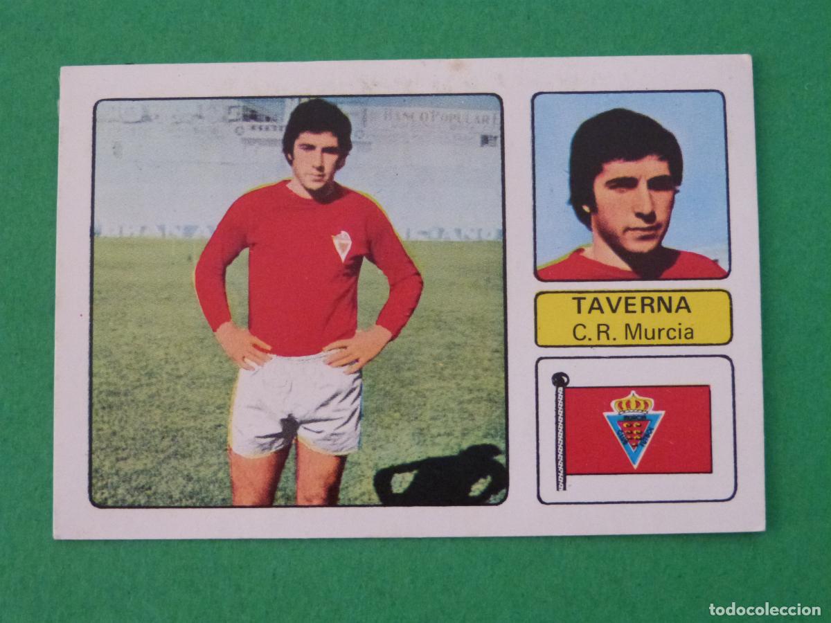 Colecionismo desportivo: CROMO FUTBOL TAVERNA REAL MURCIA FICHAJE DESPEGADO N&ordm; 11 LIGA FHER 1973-1974/73-74.