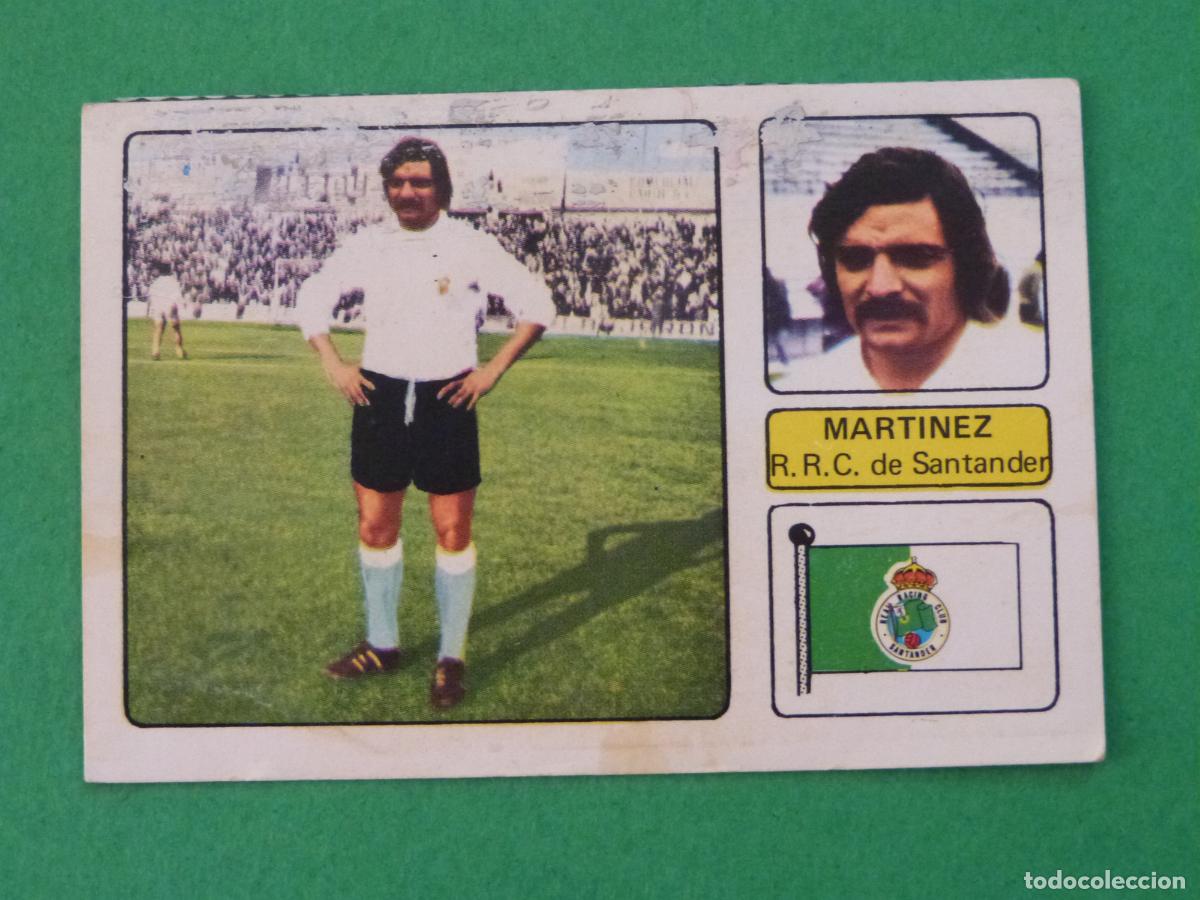 Colecionismo desportivo: CROMO FUTBOL MARTINEZ RACING DE SANTANDER FICHAJE DESPEGADO N&ordm; 16 LIGA FHER 1973-1974/73-74.