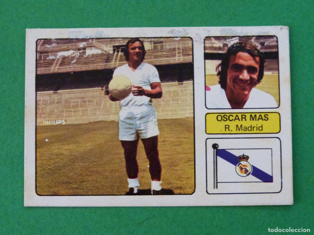 Coleccionismo deportivo: CROMO FUTBOL OSCAR MAS REAL MADRID C.F. FICHAJE DESPEGADO N&ordm; 5 LIGA FHER 1973-1974/73-74.