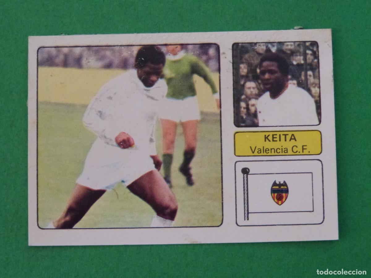 Coleccionismo deportivo: CROMO FUTBOL KEITA VALENCIA C.F. FICHAJE DESPEGADO N&ordm; 3 LIGA FHER 1973-1974/73-74