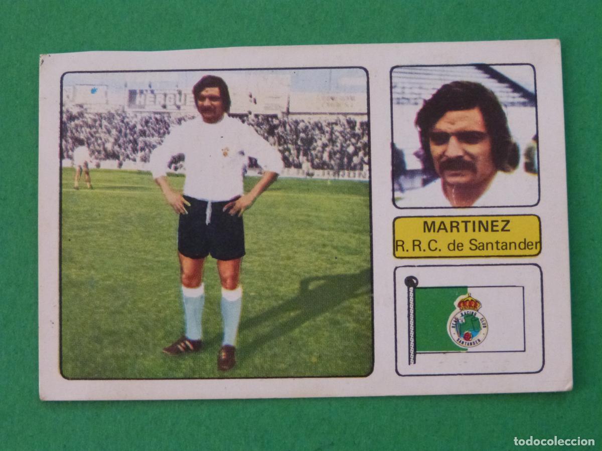 Coleccionismo deportivo: CROMO FUTBOL MARTINEZ RACING DE SANTANDER FICHAJE DESPEGADO N&ordm; 16 LIGA FHER 1973-1974/73-74