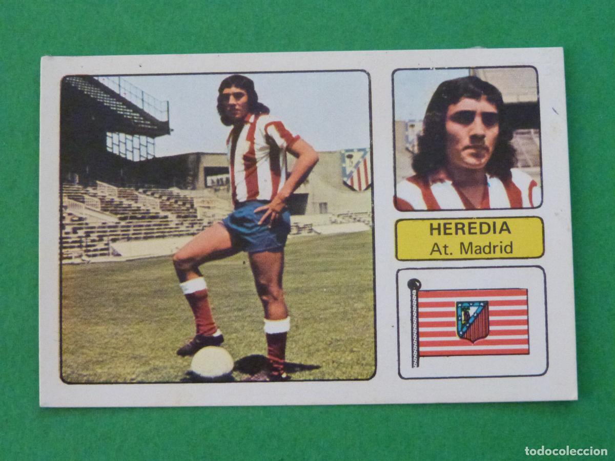 Coleccionismo deportivo: CROMO FUTBOL HEREDIA ATLETICO DE MADRID FICHAJE DESPEGADO N&ordm; 2 LIGA FHER 1973-1974/73-74