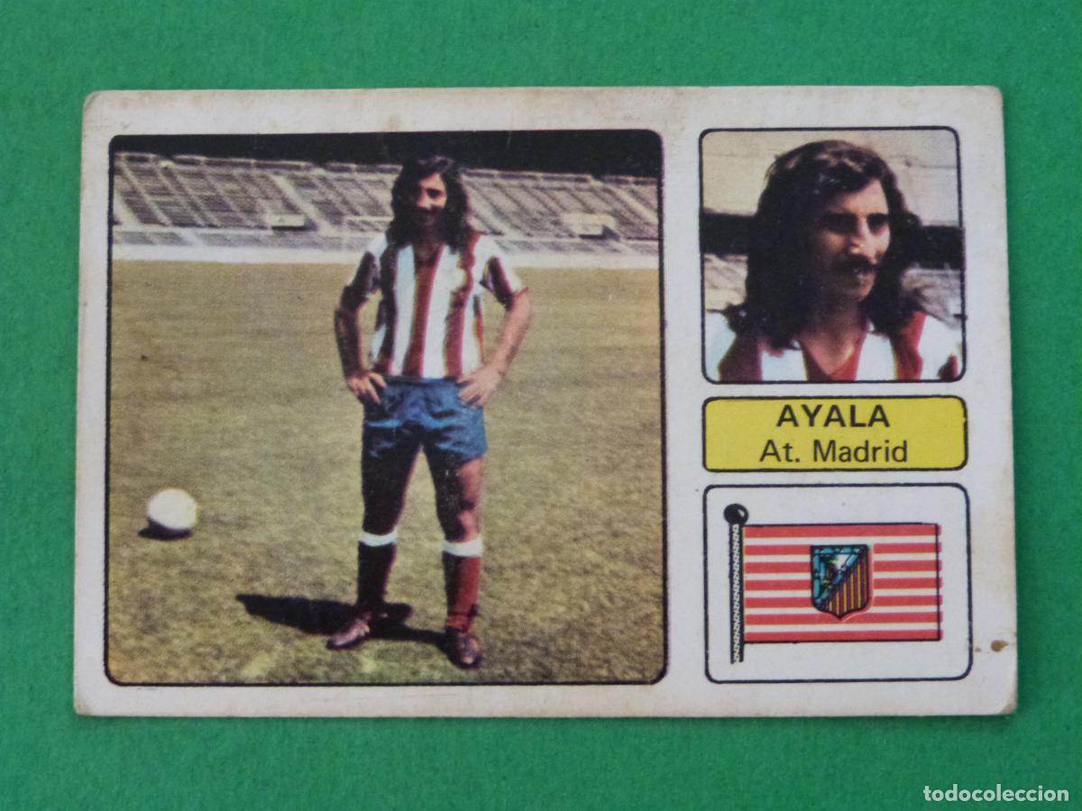 Coleccionismo deportivo: CROMO FUTBOL AYALA ATLETICO DE MADRID FICHAJE SIN PEGAR N&ordm; 1 LIGA FHER 1973-1974/73-74