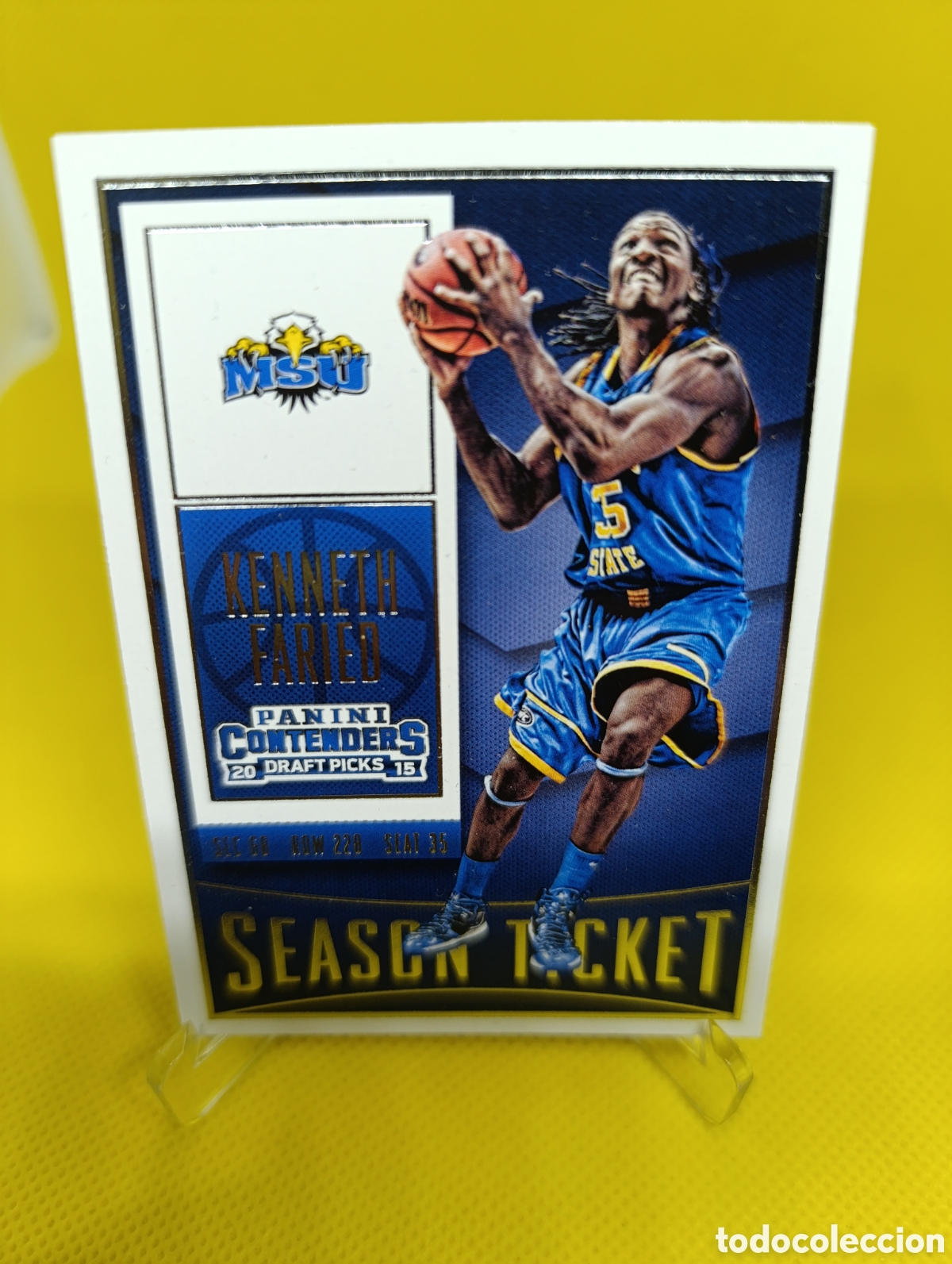 Coleccionismo deportivo: Kenneth Faried 55 Panini Contenders Draft picks