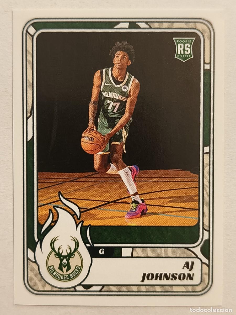 Coleccionismo deportivo: #224 AJ JOHNSON (MILWAUKEE BUCKS) BALONCESTO NBA 2024/2025 PANINI
