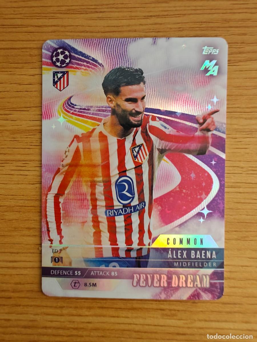Coleccionismo deportivo: &Aacute;lex Baena FD 7 Match Attax Madness 25 26 Atl&eacute;tico de Madrid Champions 2025 2026