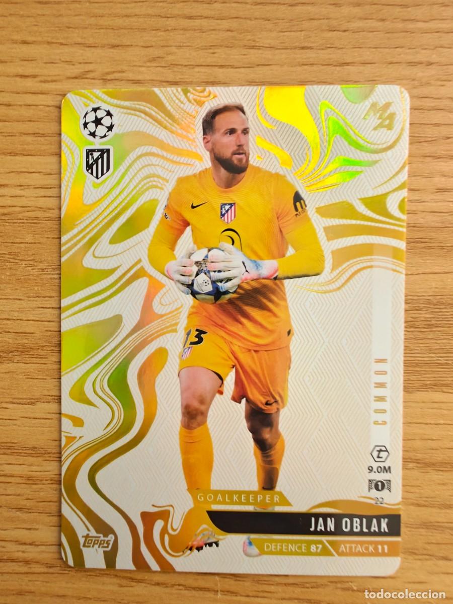 Coleccionismo deportivo: Jan Oblak 22 Match Attax Madness 25 26 Atl&eacute;tico de Madrid Champions 2025 2026
