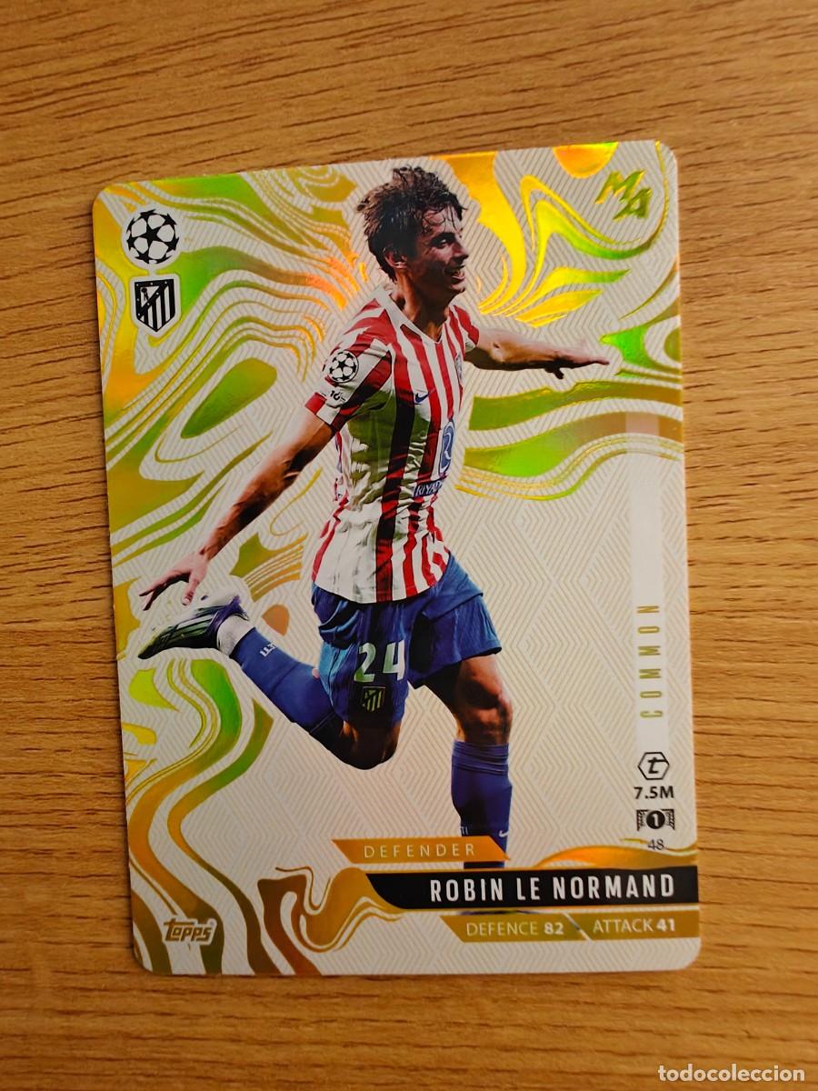 Coleccionismo deportivo: Robin Le Normand 48 Match Attax Madness 25 26 Atl&eacute;tico de Madrid Champions 2025 2026