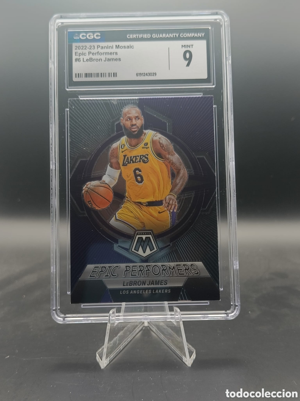 Coleccionismo deportivo: 2022-23 Panini Mosaic LeBron James CGC 9