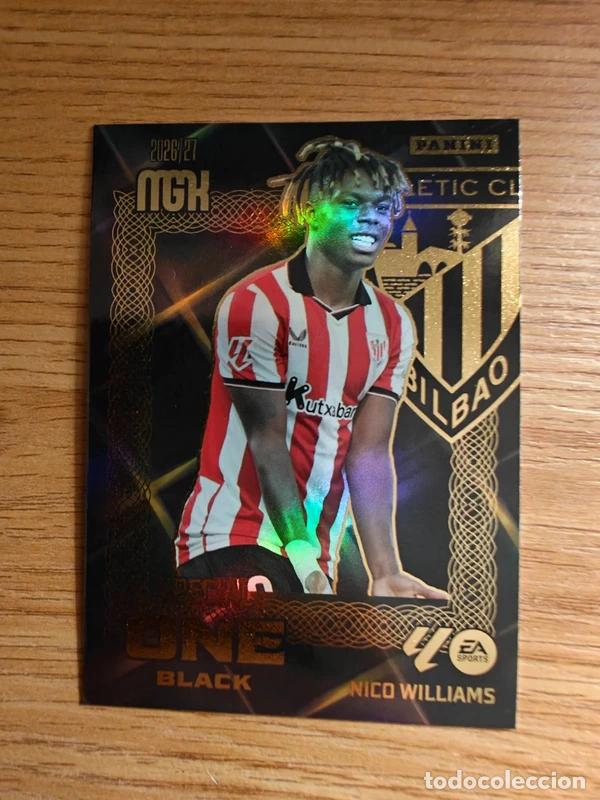 Coleccionismo deportivo: Nico Williams Megacracks 26 27 Special One Black Athletic Club 2026 2027 Paralela