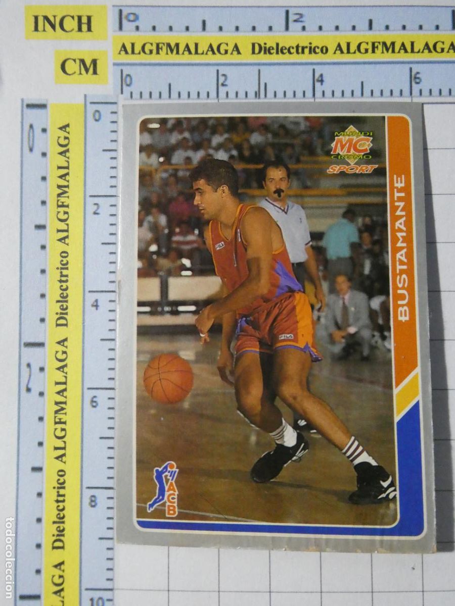 Coleccionismo deportivo: CROMO TARJETA DE BALONCESTO. 196 BUSTAMANTE CB SALAMANCA ACB95 ACB 95 1995. MUNDI CROMO.