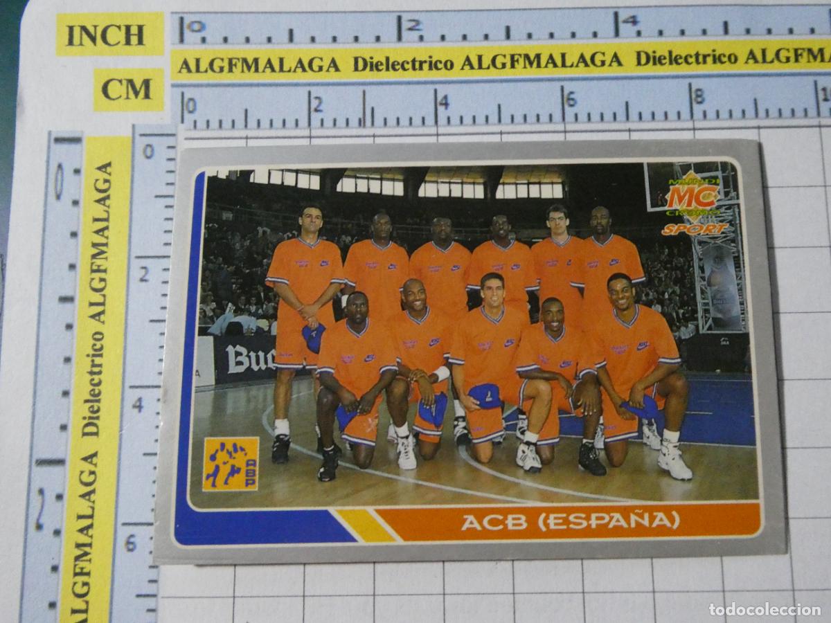 Coleccionismo deportivo: CROMO TARJETA DE BALONCESTO. 203 ESPA&Ntilde;A THOMPSON ACB95 ACB 95 1995. MUNDI CROMO.