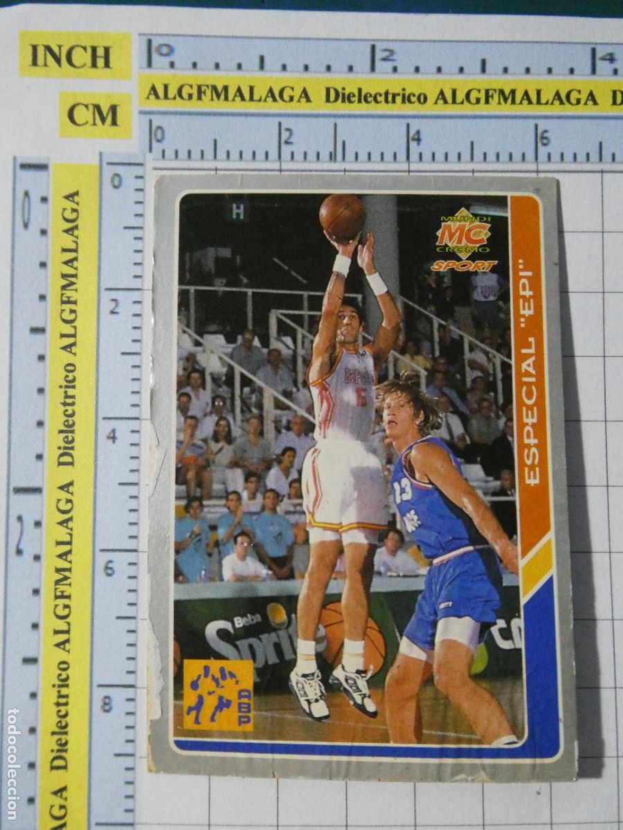Coleccionismo deportivo: CROMO TARJETA DE BALONCESTO. 206 ESPECIAL EPI SELECCION ESPA&Ntilde;OLA ACB95 ACB 95 1995. MUNDI CROMO.