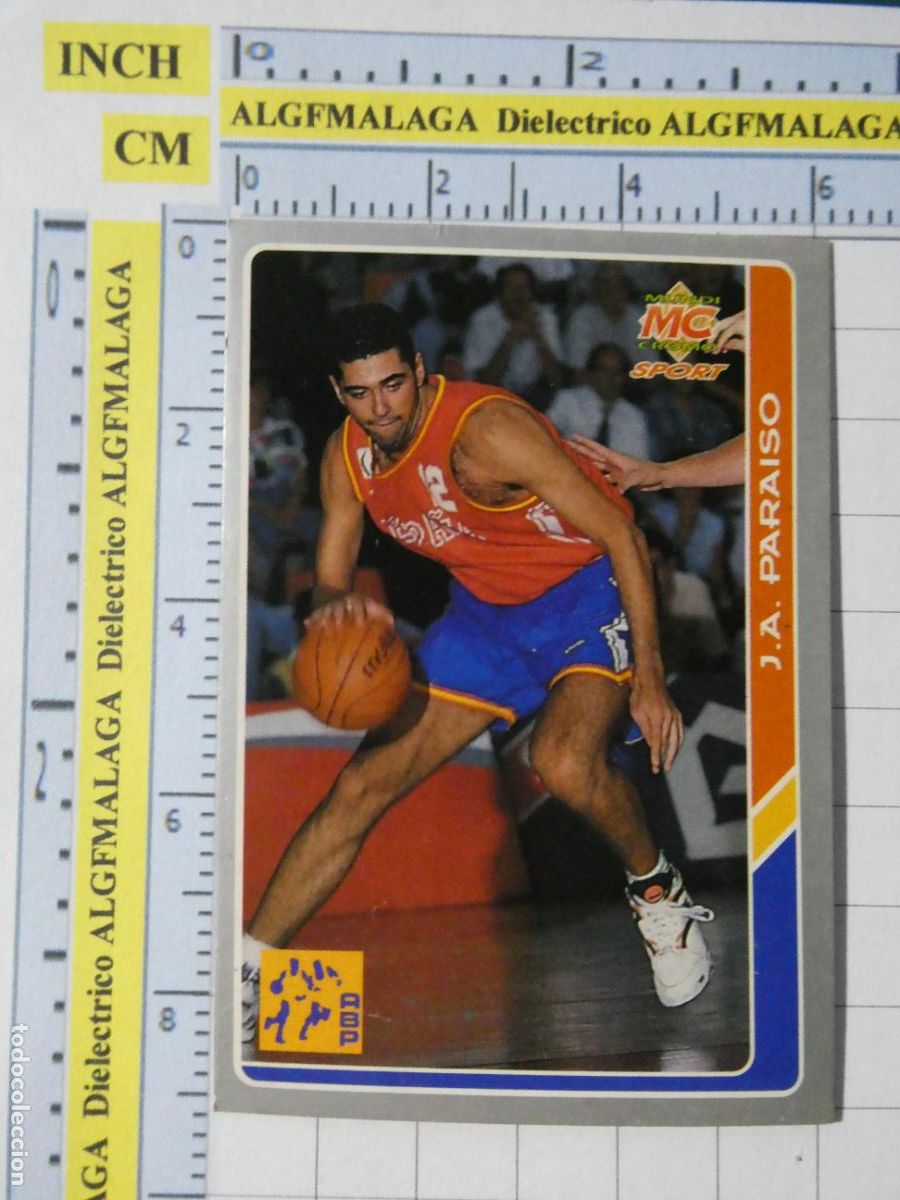 Coleccionismo deportivo: CROMO TARJETA DE BALONCESTO. 211 JUAN ANT PARAISO SELECCION ESPA&Ntilde;OLA ACB95 ACB 95 1995. MUNDI CROMO.