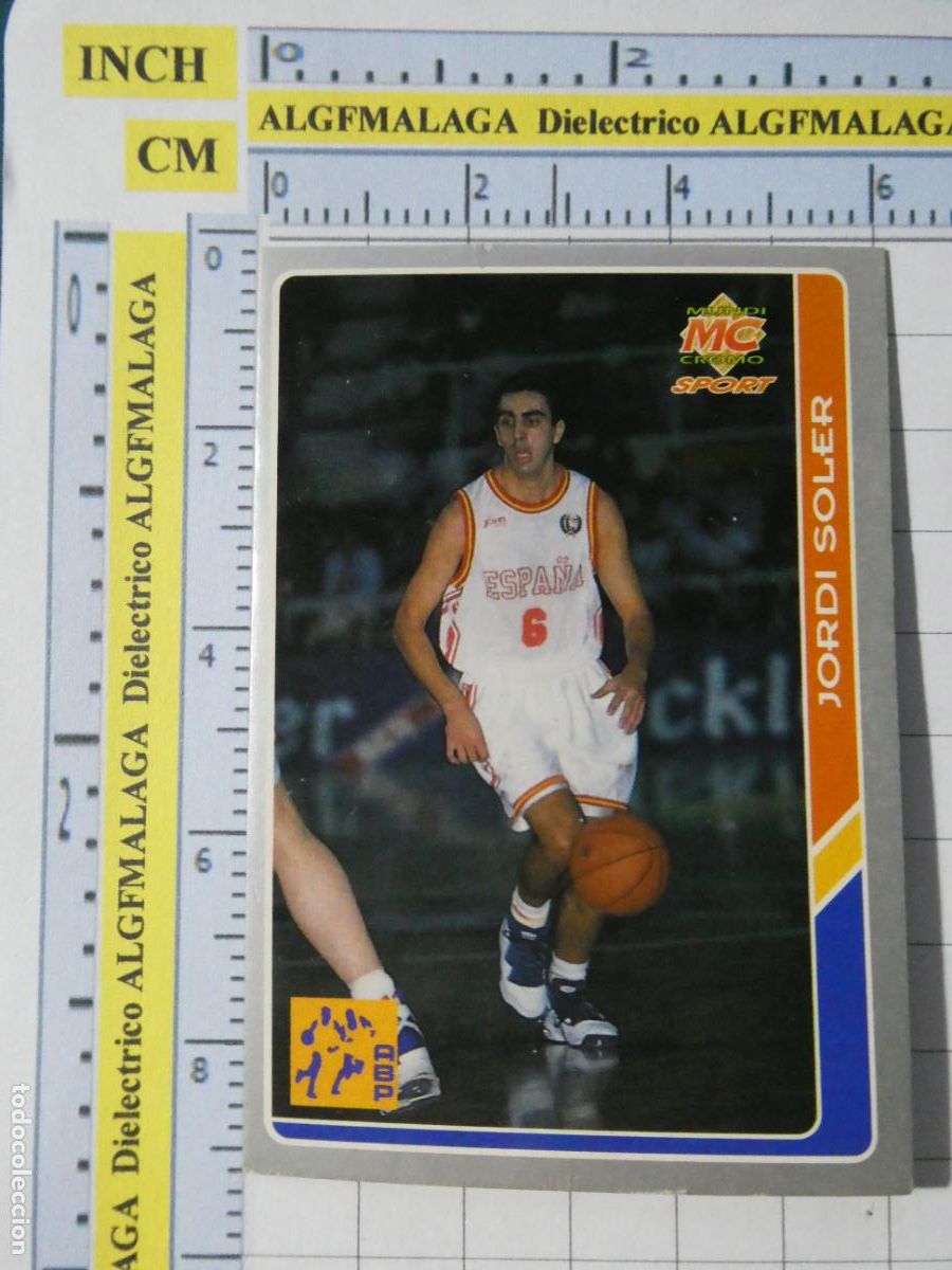 Coleccionismo deportivo: CROMO TARJETA DE BALONCESTO. 212 JORDI SOLER SELECCION ESPA&Ntilde;OLA ACB95 ACB 95 1995. MUNDI CROMO.
