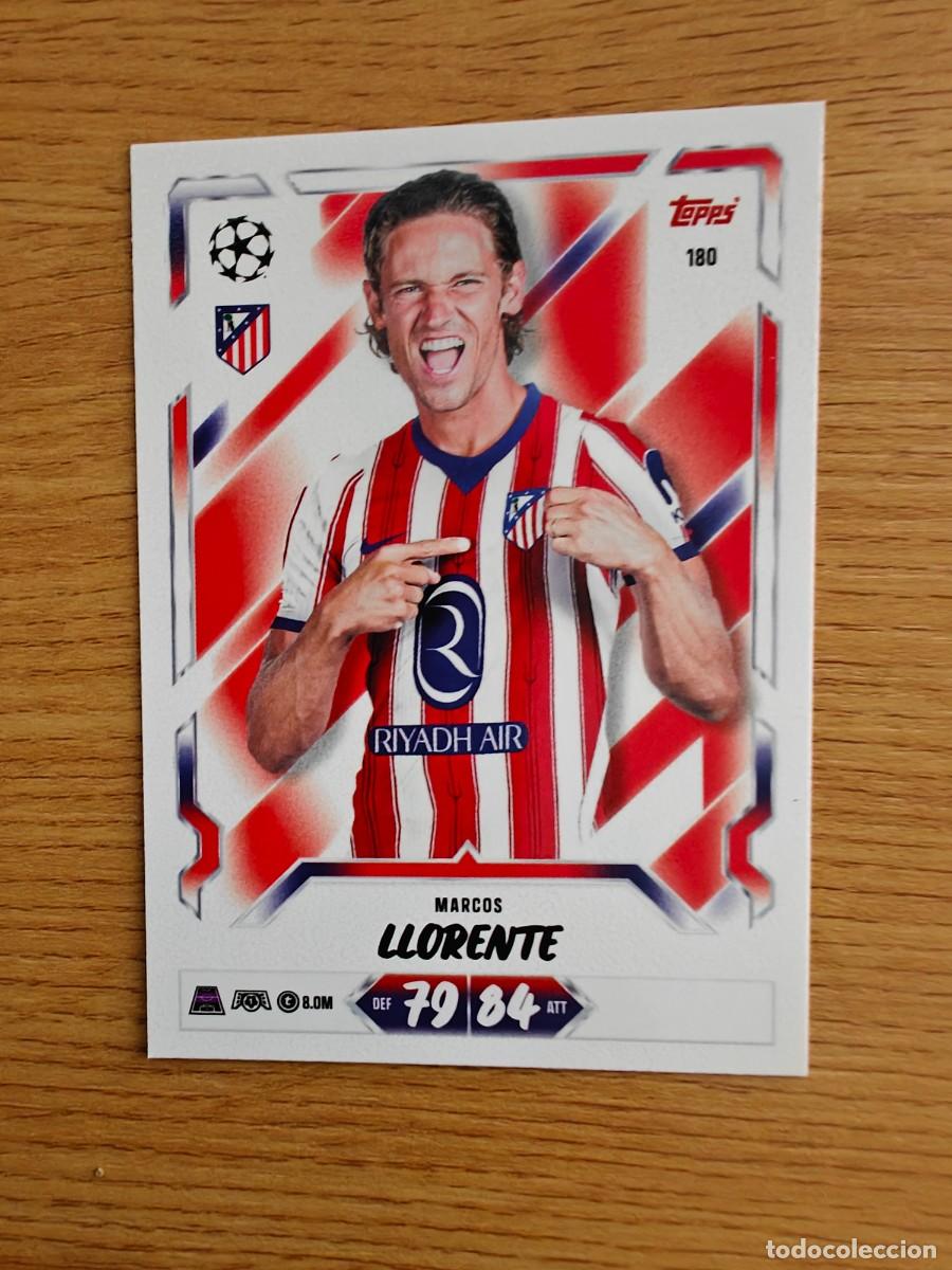 Coleccionismo deportivo: Marcos Llorente 180 Match Attax 26 27 Atl&eacute;tico de Madrid 2026 2027