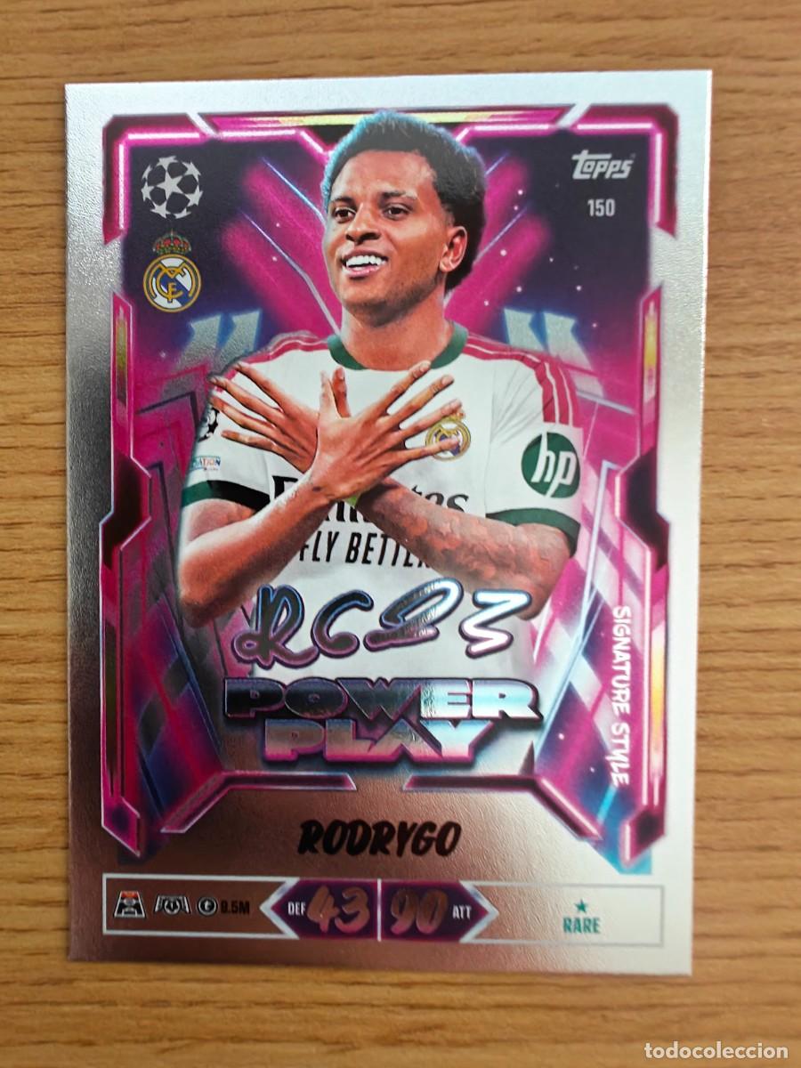 Coleccionismo deportivo: Rodrygo 150 Match Attax 26 27 Real Madrid Power Play Signature Style 2026 2027