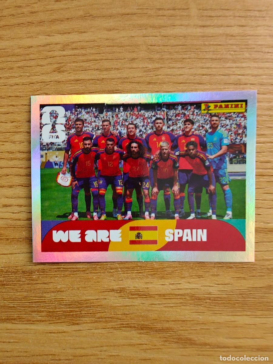 Coleccionismo deportivo: Alineacion ESP 13 BIS Sticker Panini FIFA World Cup 2026 Espa&ntilde;a Base Mundial Cromo