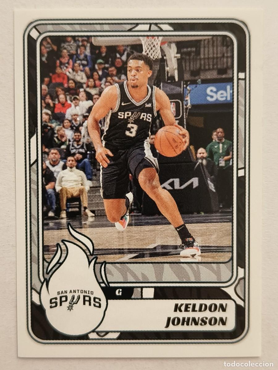 Coleccionismo deportivo: #465 KELDON JOHNSON (SAN ANTONIO SPURS) BALONCESTO NBA 2024/2025 PANINI