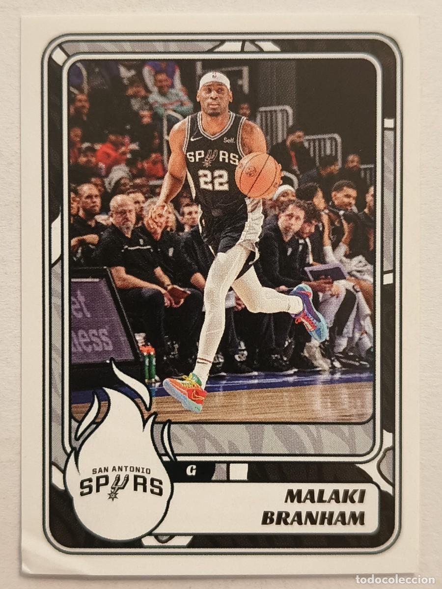 Coleccionismo deportivo: #473 MALAKI BRANHAM (SAN ANTONIO SPURS) BALONCESTO NBA 2024/2025 PANINI