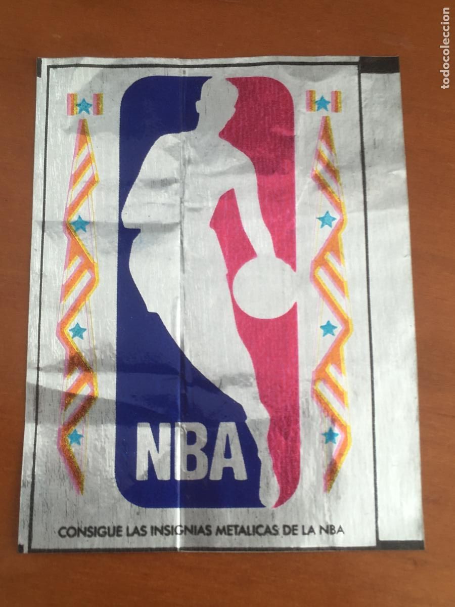 Coleccionismo deportivo: chicle insignias metalicas NBA cromo original nunca pegado
