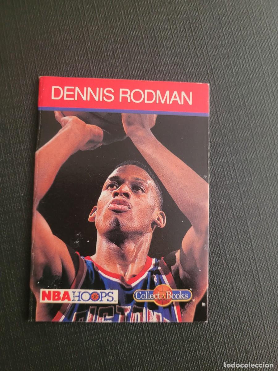 Coleccionismo deportivo: 1990 DENNIS RODMAN NBA CARD DETROIT PISTONS HOOPS