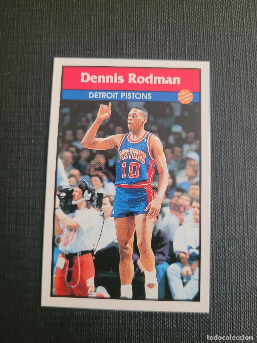 Coleccionismo deportivo: 1992 1993 DENNIS RODMAN CARD NBA # 141 PANINI BASKETBALL DETROIT PISTONS