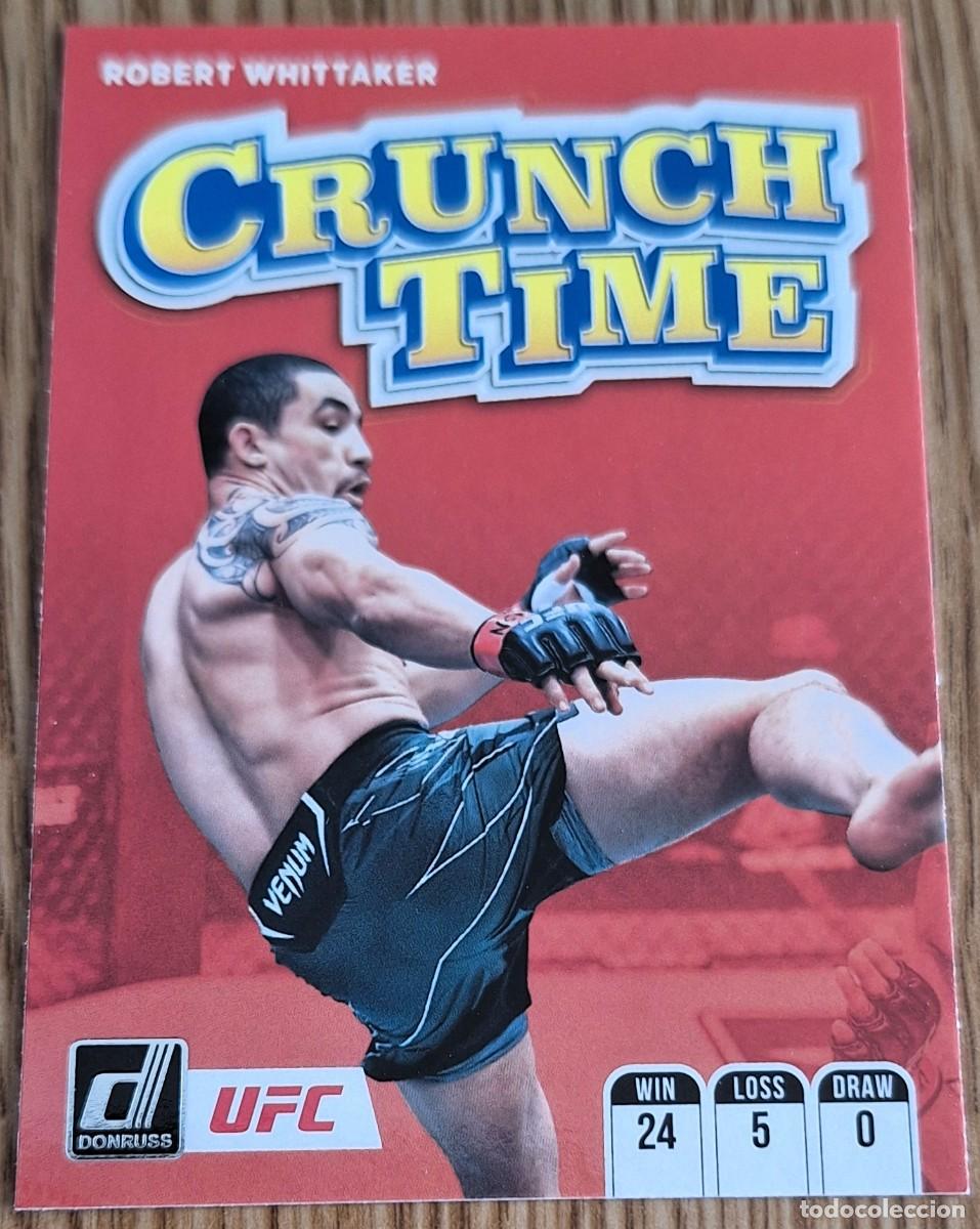 Coleccionismo deportivo: Robert Whittaker Panini Donruss UFC 2022 Crunch Time