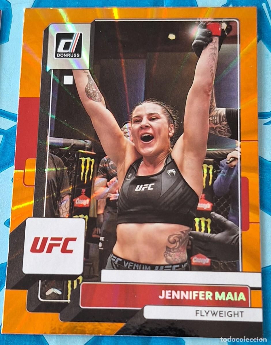 Coleccionismo deportivo: Jennifer Maia Panini Donruss UFC 2023 Orange Laser Holo